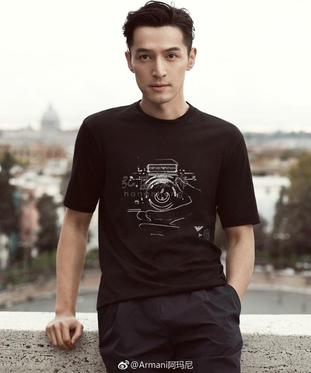 阿瑪尼胡歌定制t恤