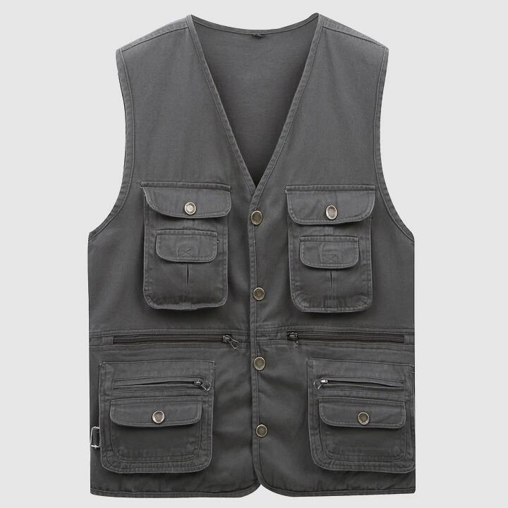 全棉多口袋馬甲2