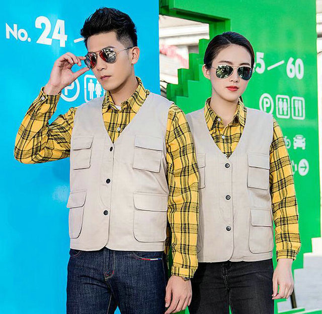 滌棉厚紗卡馬甲4