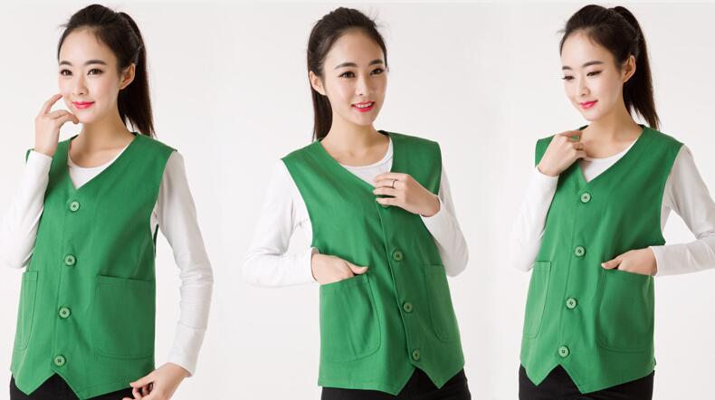 簡約兩口袋鈕扣馬甲4